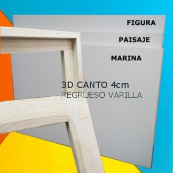 BAST. 3D (CANTO 4cm) C/TELA FORMATO FIGURA