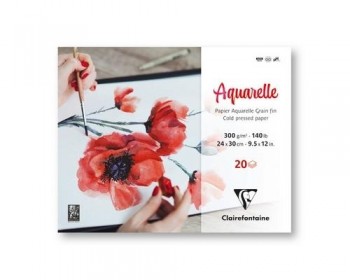 BLOC ACUARELLE 24X30 300g 20H