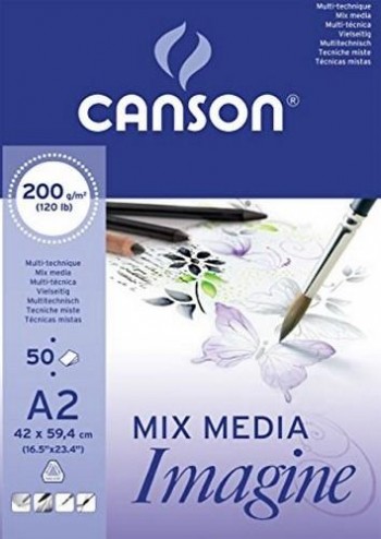 Bloc Encolado Canson Imagine Fino 200g