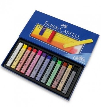 CAJA PASTELES CUADRADOS FABER-CASTELL