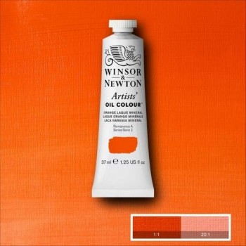 N.416 W&N OLEO ARTISTS 37ml NARANJA LACA MINERAL