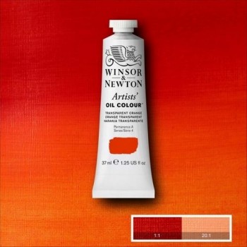 N.650 W&N OLEO ARTISTS 37ml NARANJA TRANSPARENTE