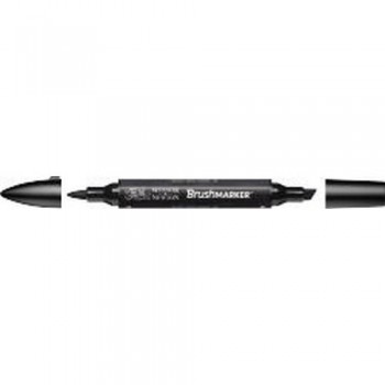 W&N BRUSH MARKER BLACK (XB)