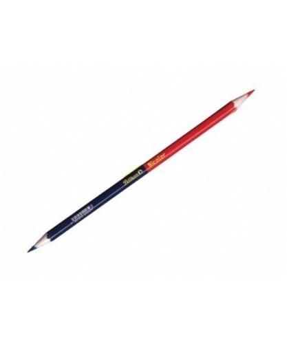 LAPIZ BICOLOR DELGADO ROJO/AZUL C/4 TOTAL SCHOOL BLISTER TS-BI5-4