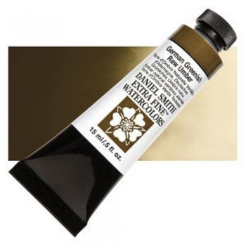 DANIEL SMITH ACUA. T.15ml N.121 German Greenish Raw Umber