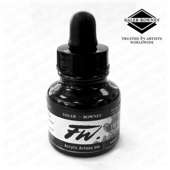 N.028 FW TINTA ACRÍLICA BLACK (INDIA)