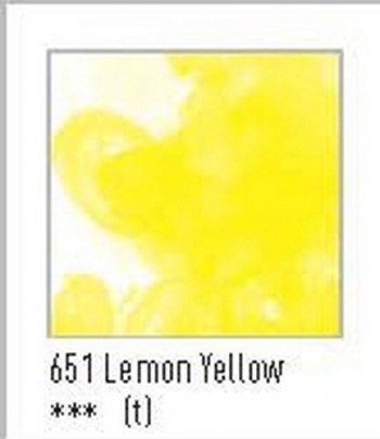 N.651 FW TINTA ACRÍLICA LEMON YELLOW