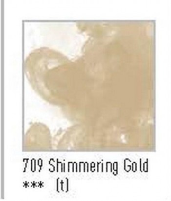 N.709 FW TINTA ACRÍLICA SHIMMERING GOLD