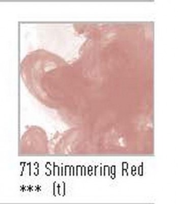 N.713 FW TINTA ACRÍLICA SHIMMERING RED