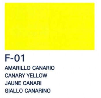 PAJARITA ACRI. FLUOR. F-01 AMARILLO CANARIO