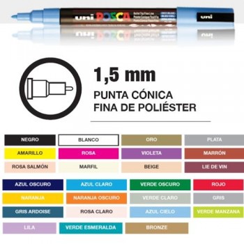 POSCA PC-3M FINO 0,9-1,3mm