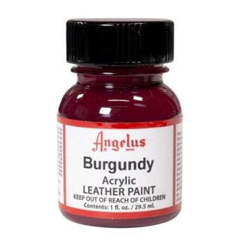 Pintura Cuero Angelus 29,5ml - Burgundy