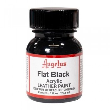 Pintura Cuero Angelus - Flat Black