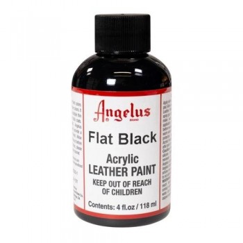 Pintura Cuero Angelus - Flat Black