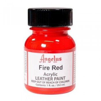 Pintura Cuero Angelus 29,5ml - Fire Red