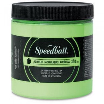 Speedball 237ml Tinta serigrafía fluorescente Lime Green