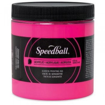 Speedball 237ml Tinta serigrafía fluorescente Magenta