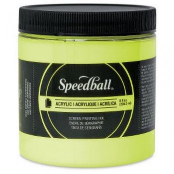 Speedball 237ml Tinta serigrafía fluorescente Amarillo