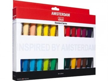 SET DE ACRÍLICOS DE AMSTERDAM EN TUBO DE 20ml