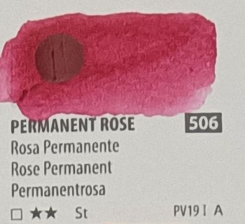 Acua. PWC ShinHan 15ml PERMANENT ROSE nº 506 serie A