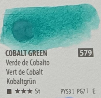 Acua. PWC ShinHan 15ml COBALT GREEN  nº 579 serie E