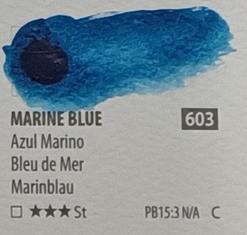 Acua. PWC ShinHan 15ml MARINE BLUE nº 603 serie C