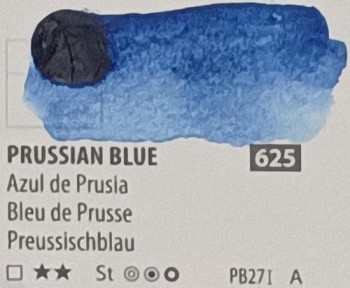 Acua. PWC ShinHan 15ml PRUSSIAN BLUE nº 625 serie A