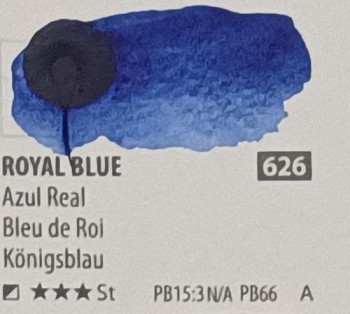 Acua. PWC ShinHan 15ml ROYAL BLUE  nº 626 serie A