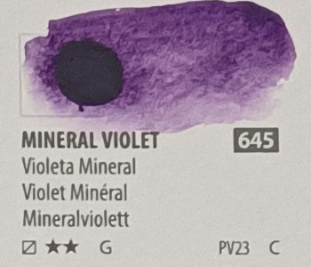 Acua. PWC ShinHan 15ml MINERAL VIOLET nº 645 serie C