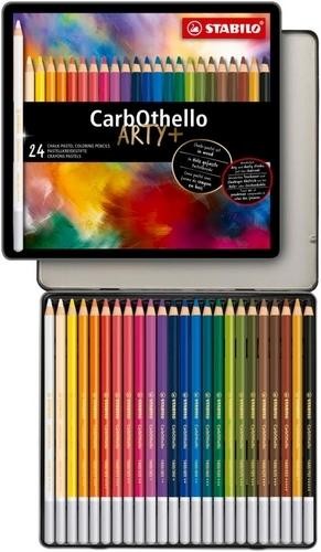 STABILO CarbOthello - Estuche metal - Lápiz pastel