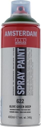 N.622 ACRIL. AMSTERDAM SPRAY 400ml VERDE OLIVA O