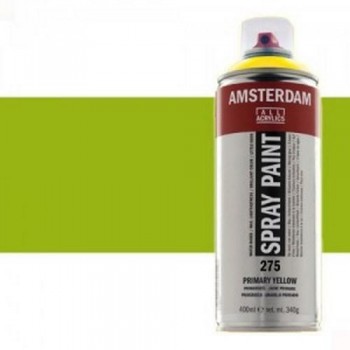 N.617 ACRIL. AMSTERDAM SPRAY 400ml VERDE AMARIL.