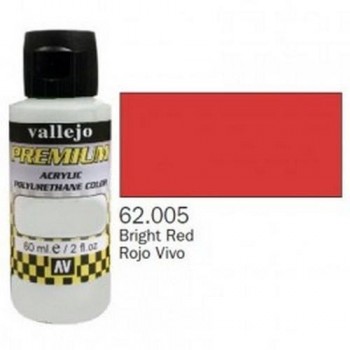 VALLEJO PREMIUM OPAQUE 60ml Rojo Vivo