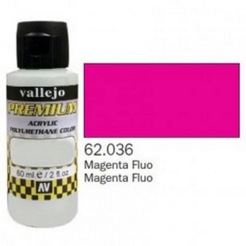 VALLEJO PREMIUM Fluorescents Colors 60ml Magenta Fluo