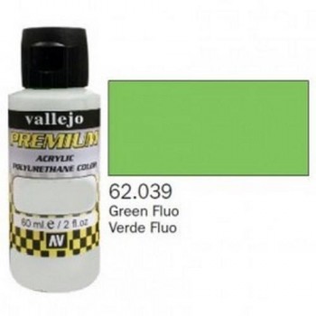 VALLEJO PREMIUM Fluorescents Colors 60ml Verde Fluo