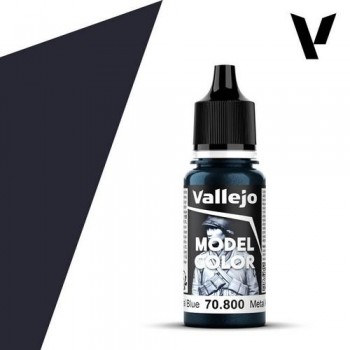 Model color 18ml Met. N.204 - Metal Azul