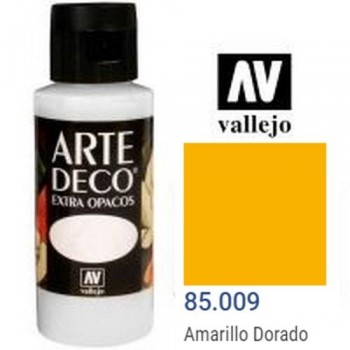 N.009 VALLEJO ARTE DECO- Amarillo Dorado 60ml OPACO