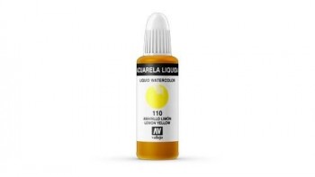 N.110 ACUA. LIQUI. VALLEJO Amarillo Limón