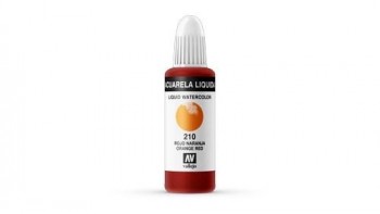 N.210 ACUA. LIQUI. VALLEJO Rojo Naranja
