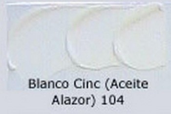 N.104 OLEO REMBRANDT BLANCO DE CINC