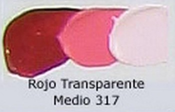 N.317 OLEO REMBRANDT ROJO TRANSP.MEDIO