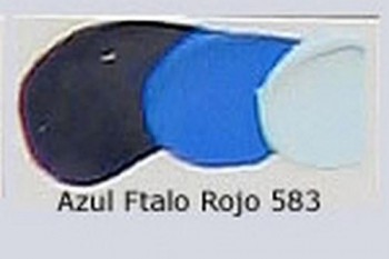 N.583 OLEO REMBRANDT AZUL FTALO ROJO