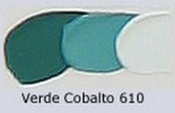 N.610 OLEO REMBRANDT VERDE COBALTO