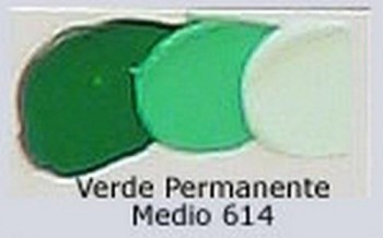 N.614 OLEO REMBRANDT VERDE PERM.MEDIO