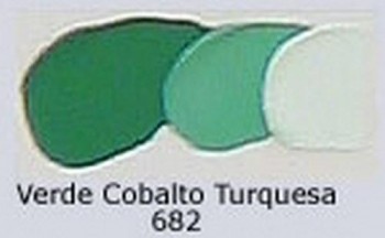 N.682 OLEO REMBRANDT VERDE TURQ.COB.