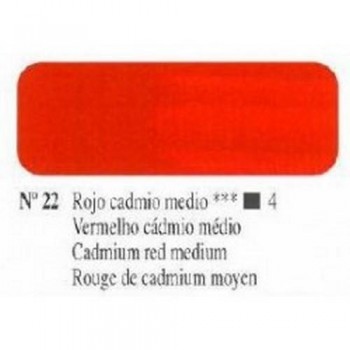 N022 ROJO CADMIO MEDIO ÓLEO TITÁN EXTRA FINO