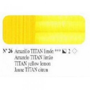 N026 AMARILLO TITAN LIMON ÓLEO TITÁN EXTRA FINO