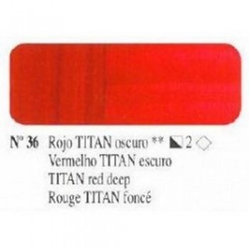 N036 ROJO TITAN OSCURO ÓLEO TITÁN EXTRA FINO