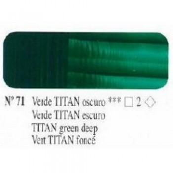 N071 VERDE TITAN OSCURO ÓLEO TITÁN EXTRA FINO