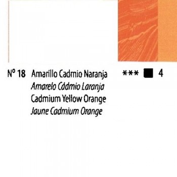 N.18 AMARILLO CADMIO NARANJA ACRILICO EXTRA FINO